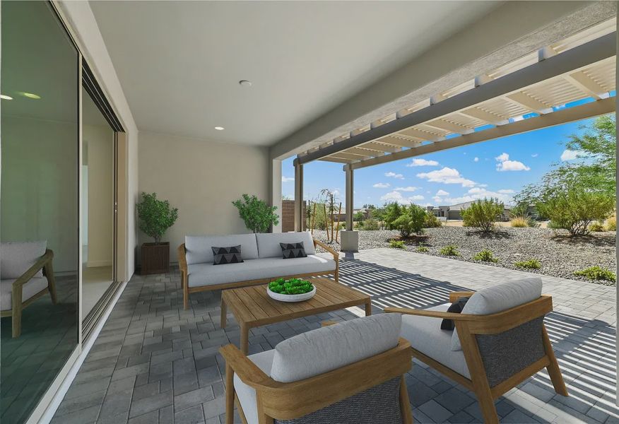 Virtually Staged Verde River Valletta HS 982 Kitchen Covered Patio - 9 of 18 Virtually Staged Verde River Valletta HS 982 Kitchen Covered Patio - 9 of 18