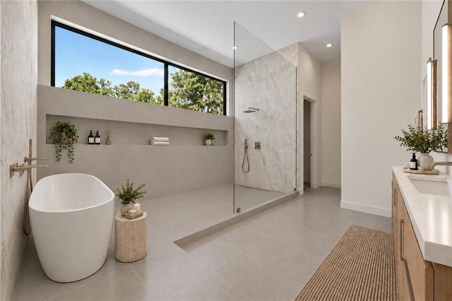 Furnished interior view inside a new home in , Fairburn (Image 5).