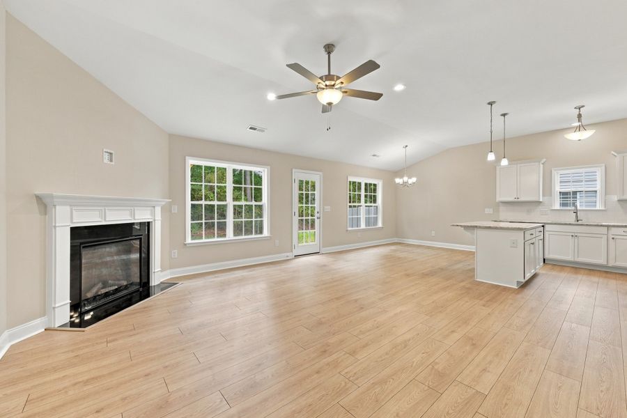 Spacious, unfurnished interior of a new home in Davenport Farms, Winterville (Image 37).