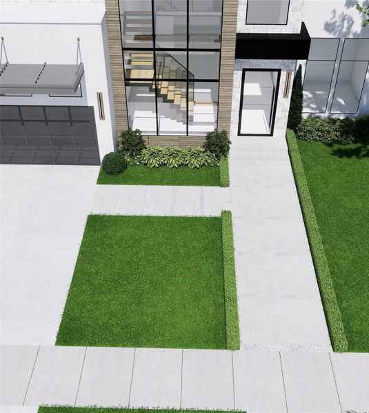 Exterior details and patio area of a home in , Houston (Image 3).