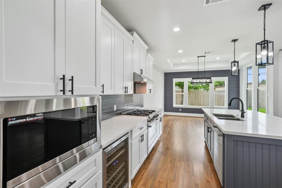 Furnished interior view inside a new home in , Houston (Image 9).