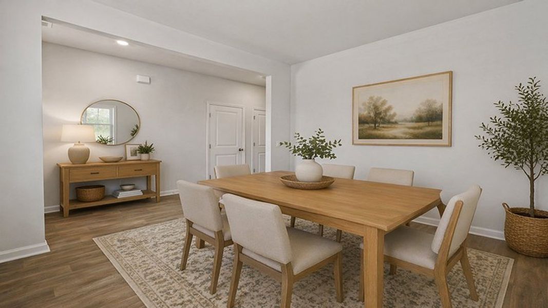 Furnished interior view inside a new home in The Ranch, Holly Hill (Image 5).