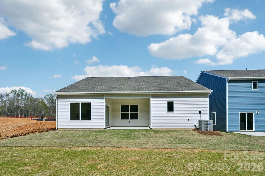 Exterior details and patio area of a home in Willow Estates, Shelby (Image 19).