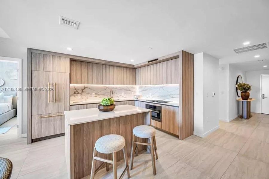 Furnished interior view inside a new home in , Miami (Image 7).
