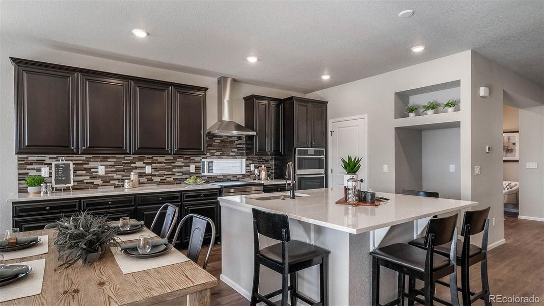 Furnished interior view inside a new home in , Aurora (Image 8).