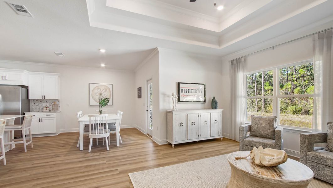 Furnished interior view inside a new home in Nellie Preserve, Santa Rosa Beach (Image 15).