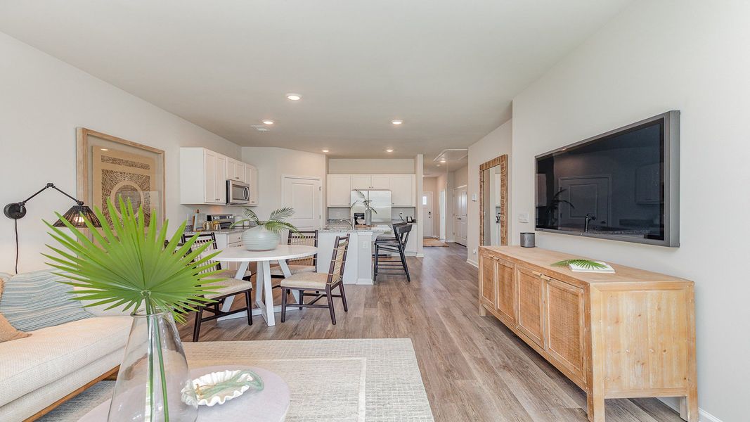 Furnished interior view inside a new home in Brunswick Plantation, Ash (Image 9).