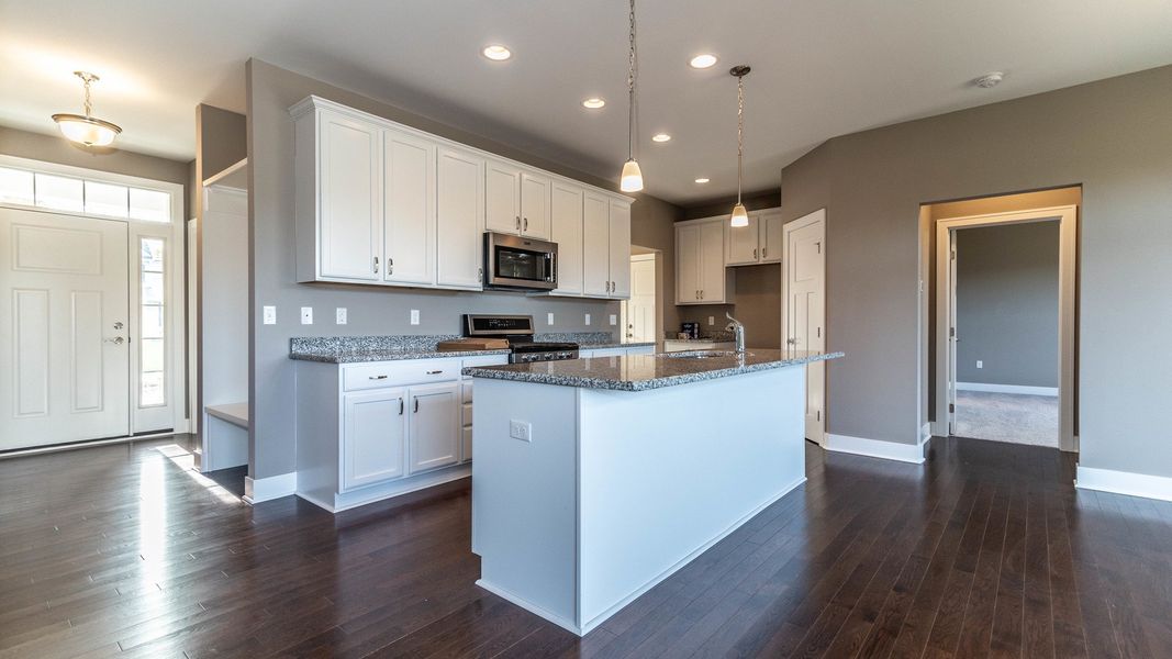 Representative furnished interior of a home built from the The Boulder Side Entry by Norfolk Homes in The Grande Estates, Jackson (Image 8).