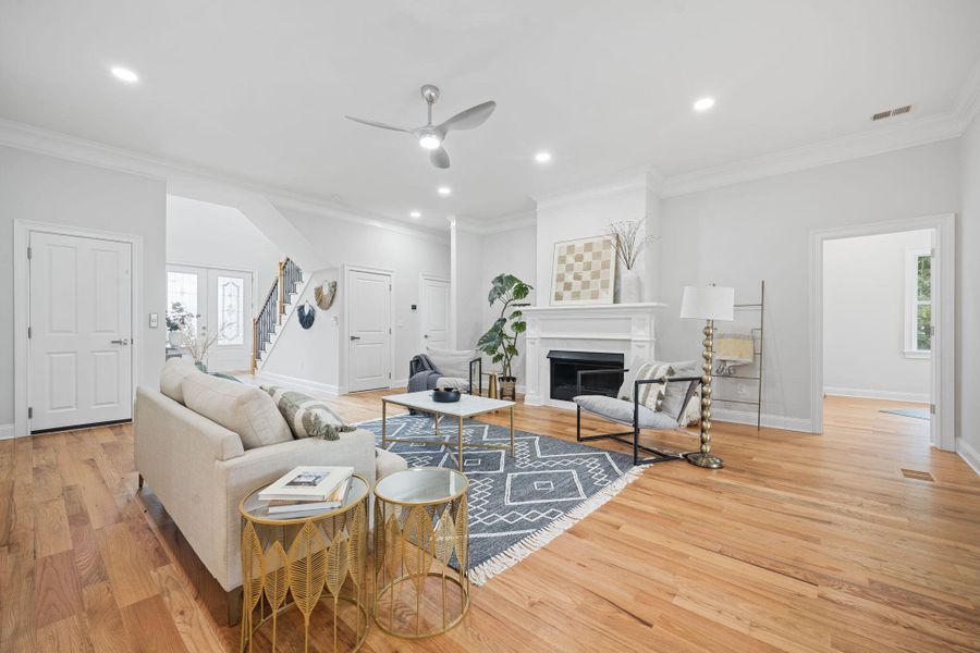 Furnished interior view inside a new home in , Summerville (Image 51). Furnished interior view inside a new home in , Summerville (Image 51).