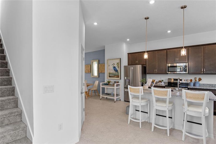 Furnished interior view inside a new home in , Westchase (Image 33).