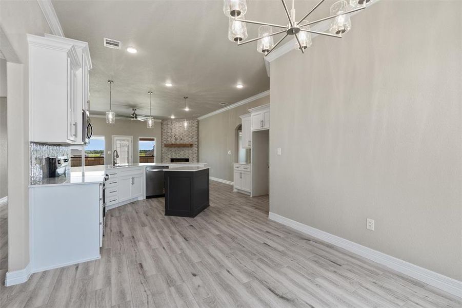 Open-concept living space f Open-concept living space f
