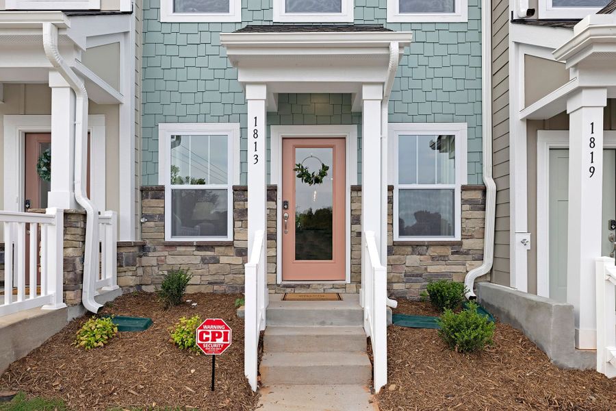 Image 21 representing the Miles II TH by True Homes in Ardmore Townhomes, Winston-Salem, NC.