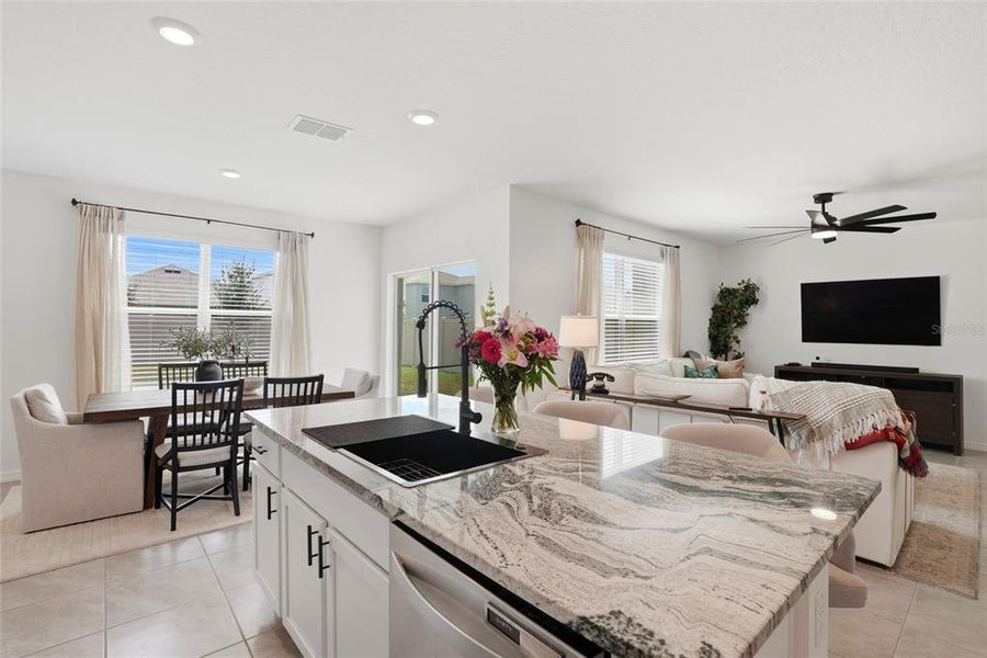 Furnished interior view inside a new home in , Wesley Chapel (Image 9).
