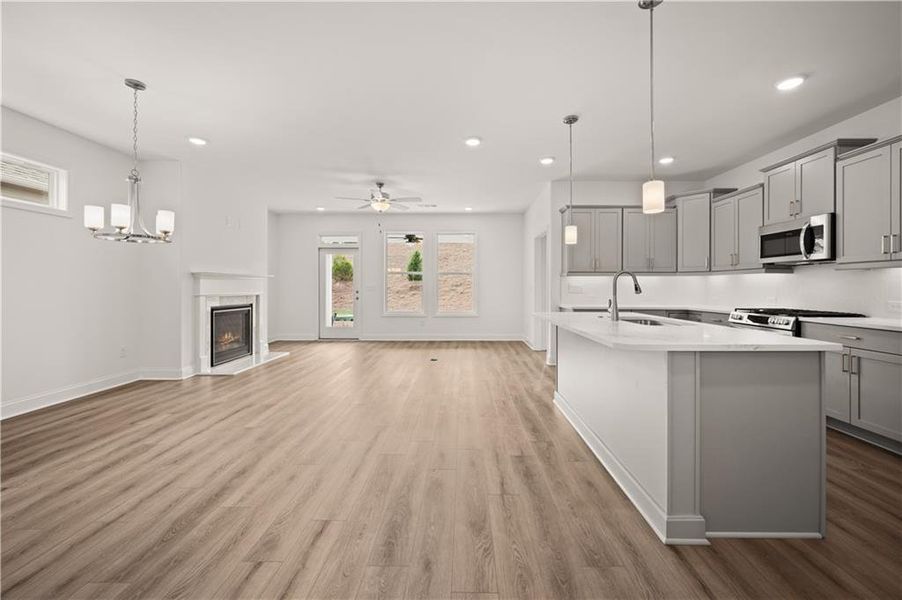 Spacious, unfurnished interior of a new home in Echols Farm, Hiram (Image 23).