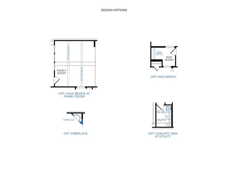 2D floor plan layout for the Venice by Tricoast Homes in Emberly  45', Beasley, TX (Image 8).