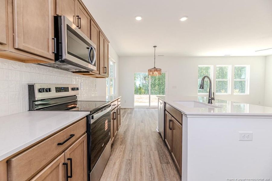 Kitchen to rear patio