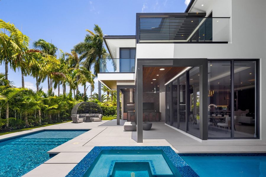 Front exterior of a new home in , Boca Raton, FL, highlighting curb appeal (Image 21).