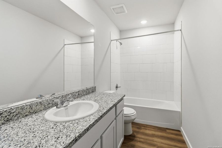Furnished interior view inside a new home in Katzer Ranch, Converse (Image 8).