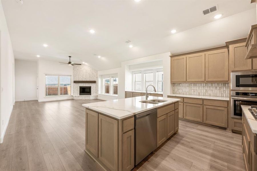 Furnished interior view inside a new home in Eagle Glen 50, Alvarado (Image 9). Furnished interior view inside a new home in Eagle Glen 50, Alvarado (Image 9).