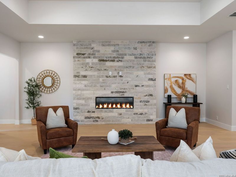 Furnished interior view inside a new home in , San Antonio (Image 38).