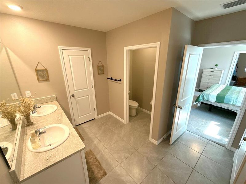 Master Bath with Toilet Closet