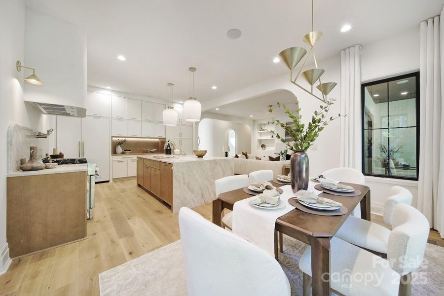 Furnished interior view inside a new home in , Charlotte (Image 13). Furnished interior view inside a new home in , Charlotte (Image 13).