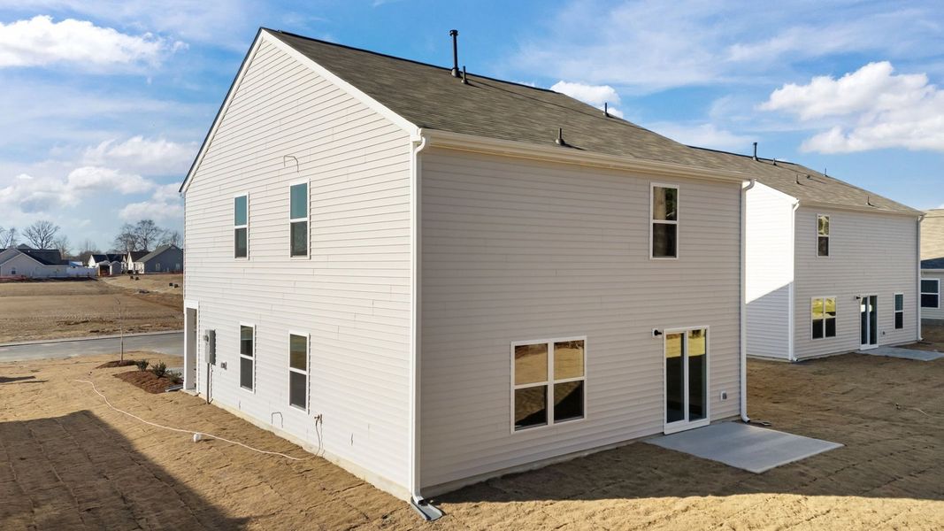 Exterior details and patio area of a home in Hunter Hill, Rocky Mount (Image 3).
