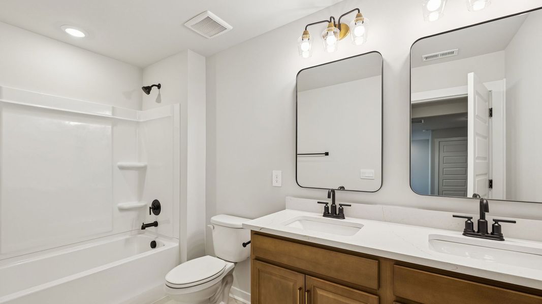 Furnished interior view inside a new home in Reserve at Hickory Ridge, Columbia (Image 17).