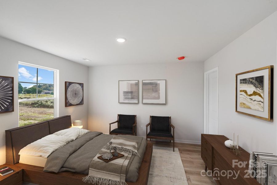 Furnished interior view inside a new home in , Statesville (Image 19).