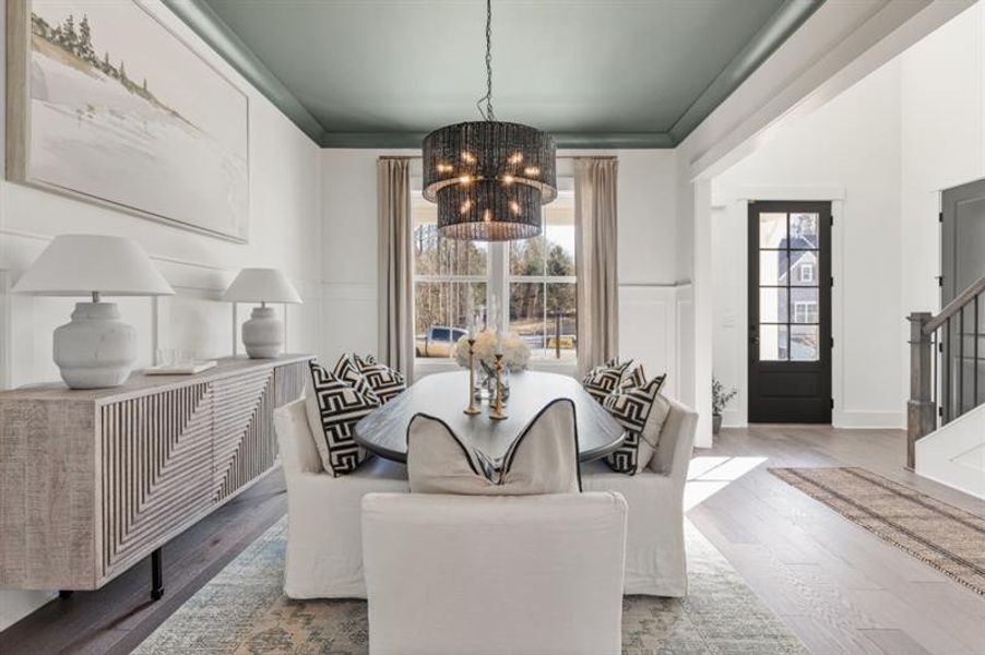 Furnished interior view inside a new home in Arden on Lanier, Cumming (Image 28).