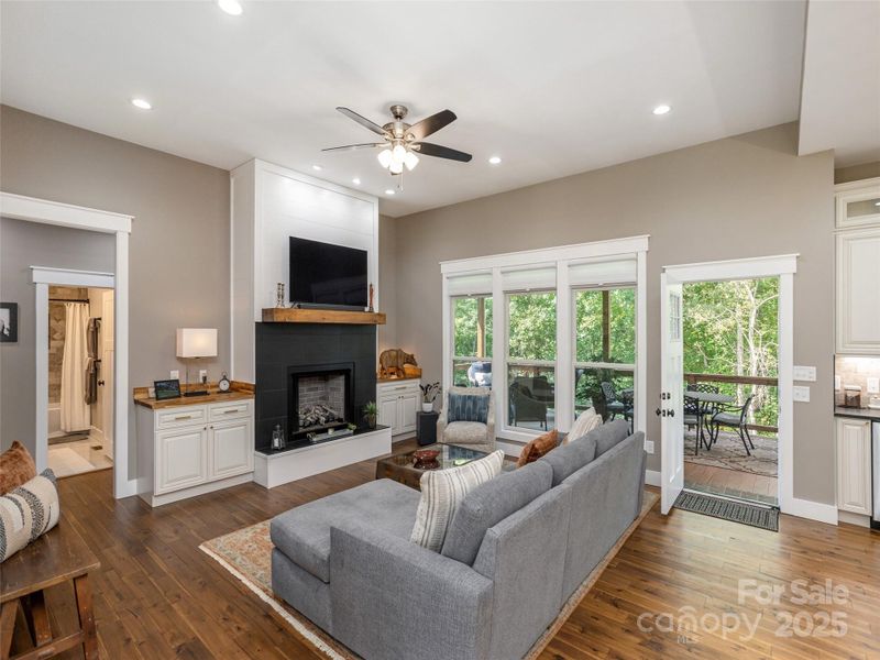 Furnished interior view inside a new home in , Hendersonville (Image 27).