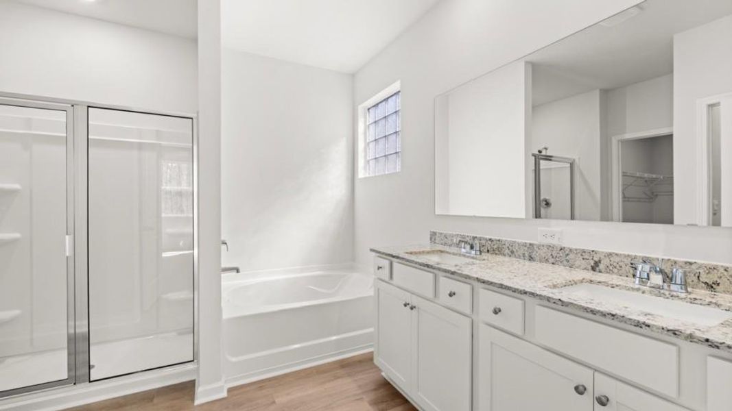 Furnished interior view inside a new home in South Wind, Fairburn (Image 9).