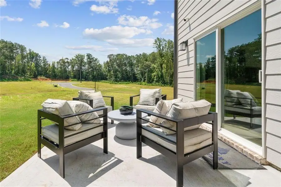 Exterior details and patio area of a home in Belleview Manor, Fairburn (Image 2). Exterior details and patio area of a home in Belleview Manor, Fairburn (Image 2).