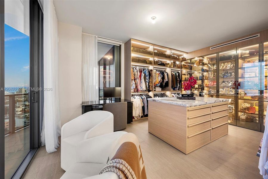 Furnished interior view inside a new home in , Miami Beach (Image 5).