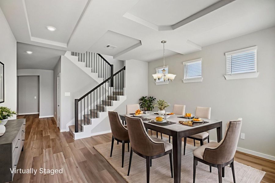 Photo is not of the actual home but is an inspirational photo of builder’s model home and may depict options, furnishings, and/or decorator features that are not included.