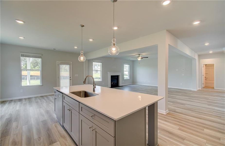 Furnished interior view inside a new home in Westwind Estates, Hampton (Image 10).