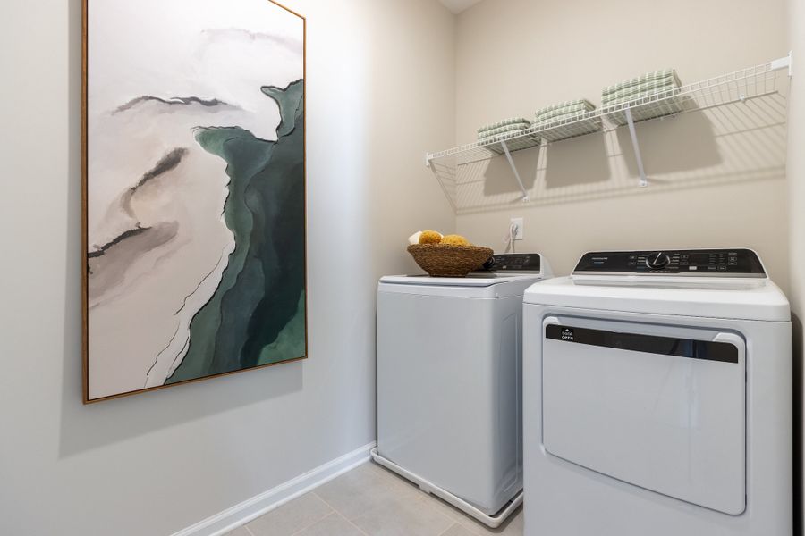 Furnished interior view inside a new home in Bryson Farms, Byron (Image 22). Furnished interior view inside a new home in Bryson Farms, Byron (Image 22).