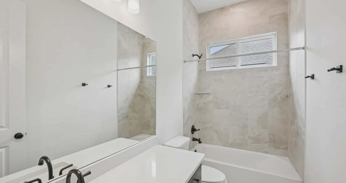 Furnished interior view inside a new home in Sunfield, Buda (Image 7). Furnished interior view inside a new home in Sunfield, Buda (Image 7).