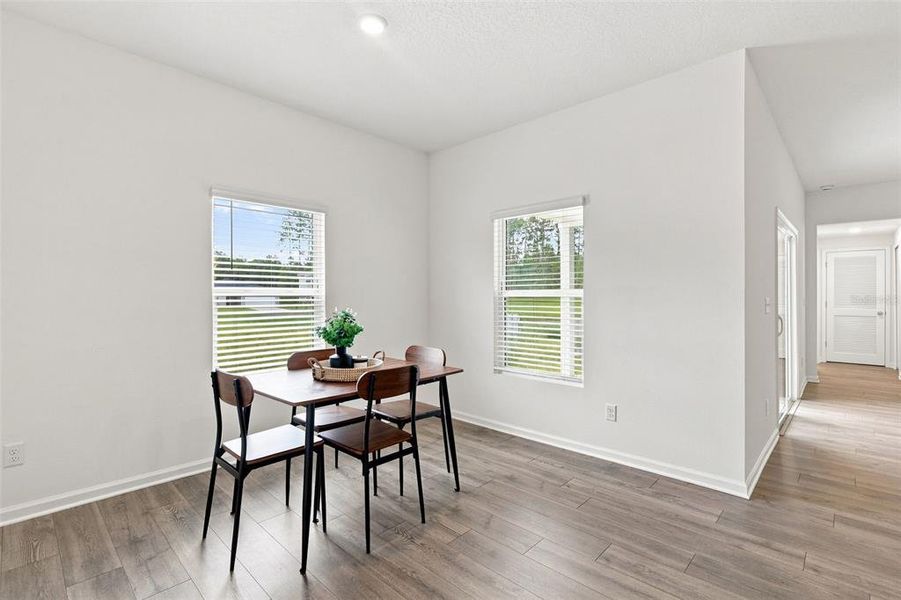 Furnished interior view inside a new home in Dunns Crossing, Jacksonville (Image 33). Furnished interior view inside a new home in Dunns Crossing, Jacksonville (Image 33).