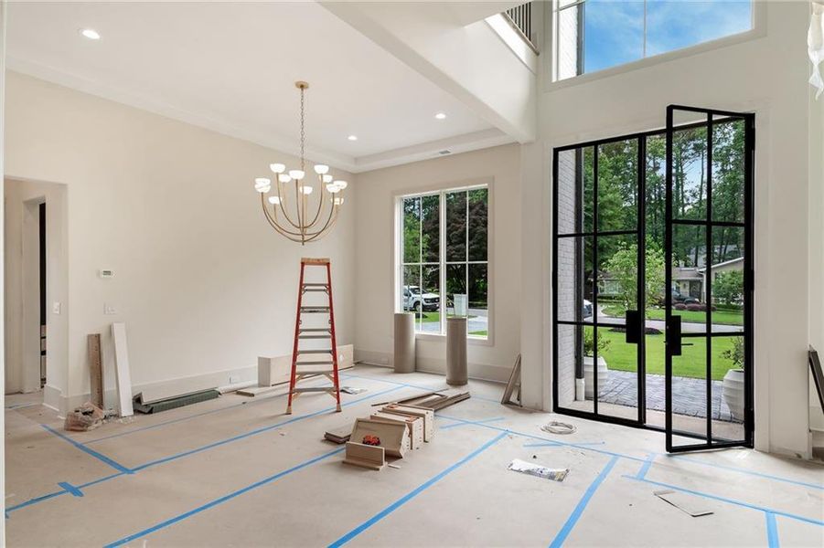 In-progress construction of a new home in , Alpharetta, GA (Image 13).