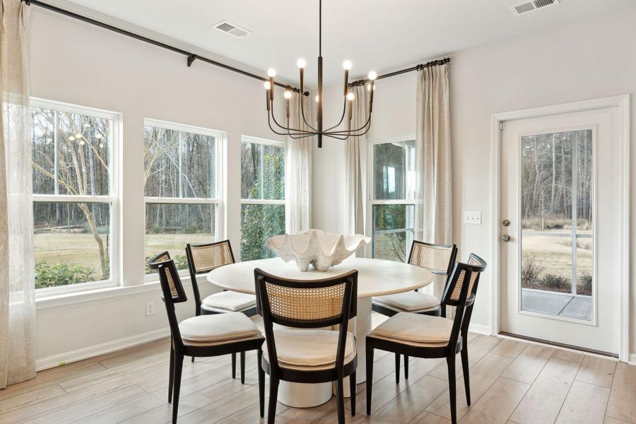 Furnished interior view inside a new home in Horizons at Summers Corner | 55+, Summerville (Image 5).