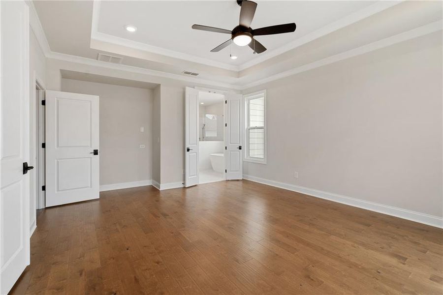 Spacious, unfurnished interior of a new home in Promenade at Sawnee Village, Cumming (Image 17).
