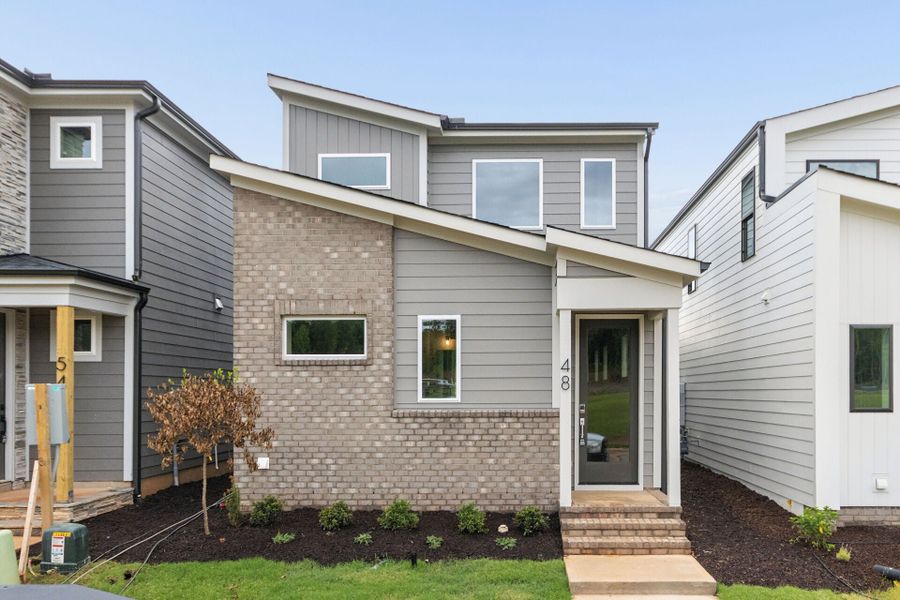 Representative exterior details of a home built from the Onyx B by Homes by Dickerson in Chatham Park, Pittsboro (Image 3).