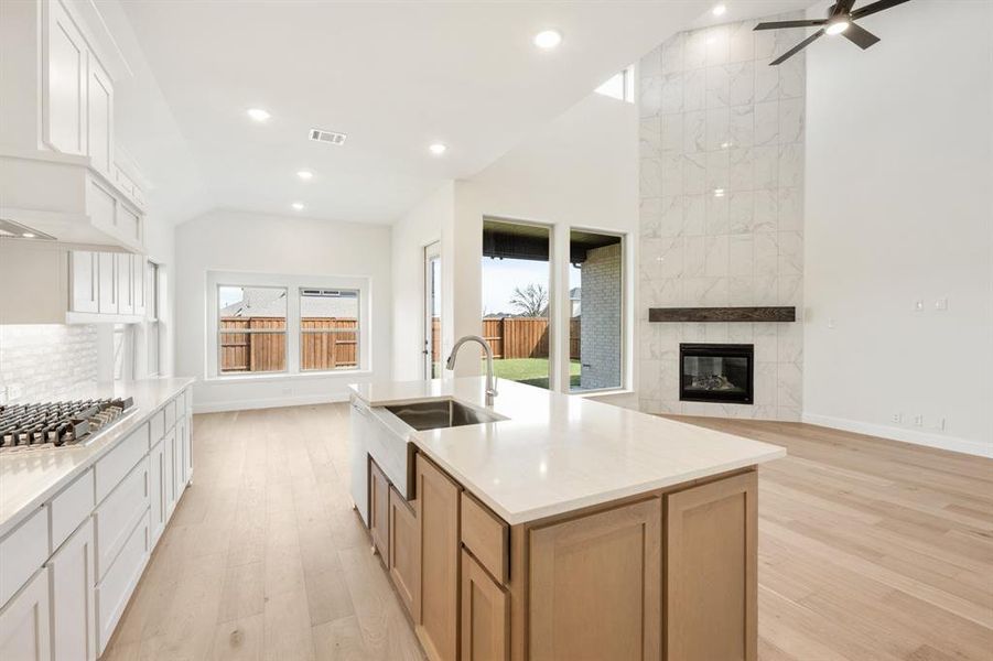 Furnished interior view inside a new home in Windsong Ranch, Prosper (Image 10).