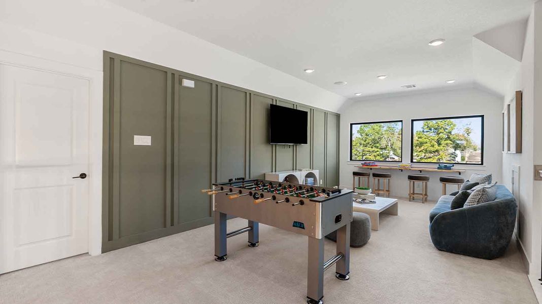 Representative furnished interior of a home built from the Positano by D.R. Horton in Friendswood Trails, Friendswood (Image 16).