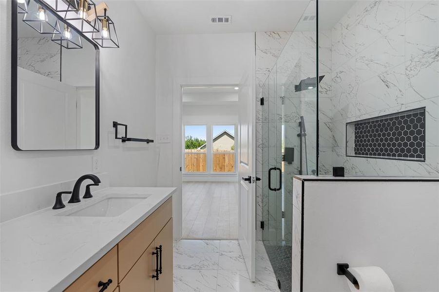 Furnished interior view inside a new home in , Granbury (Image 10). Furnished interior view inside a new home in , Granbury (Image 10).