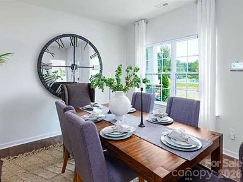 Furnished interior view inside a new home in Secrest Commons, Monroe (Image 16). Furnished interior view inside a new home in Secrest Commons, Monroe (Image 16).