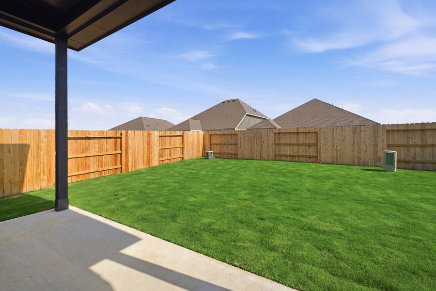 Exterior details and patio area of a home in Wildrye, Waller (Image 4). Exterior details and patio area of a home in Wildrye, Waller (Image 4).