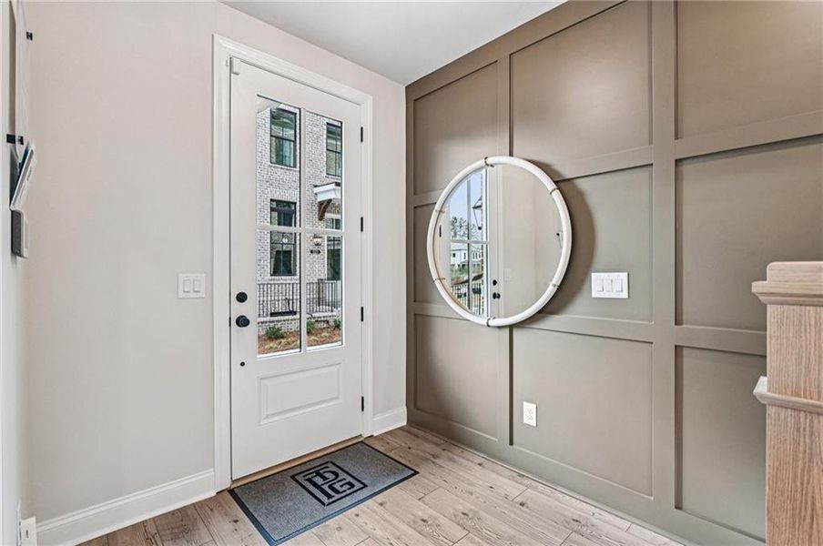 Furnished interior view inside a new home in Byers Park, Alpharetta (Image 7).
