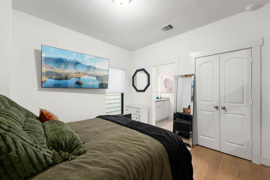 Furnished interior view inside a new home in Timbergrove Trails, Houston (Image 12).